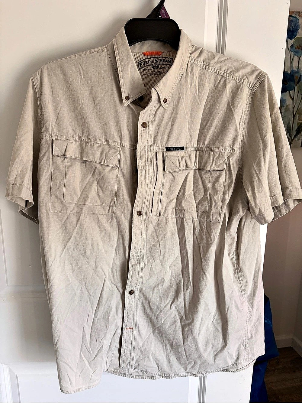 Field & Stream Original Outfitters Men's Short Sleeve fishing Shirt XL